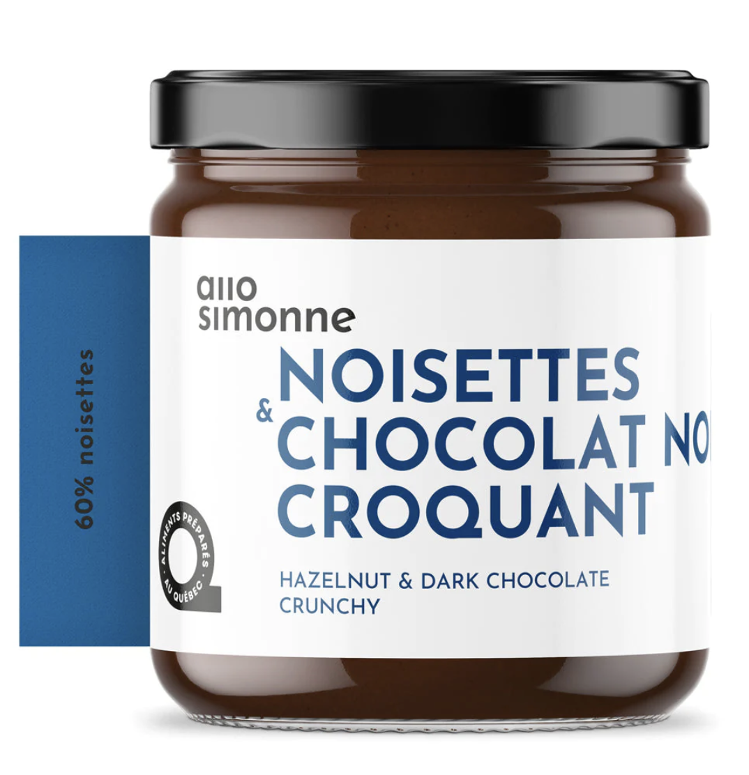 Tartinade Noisettes Et Chocolat Noir Croquant Allo Simonne La