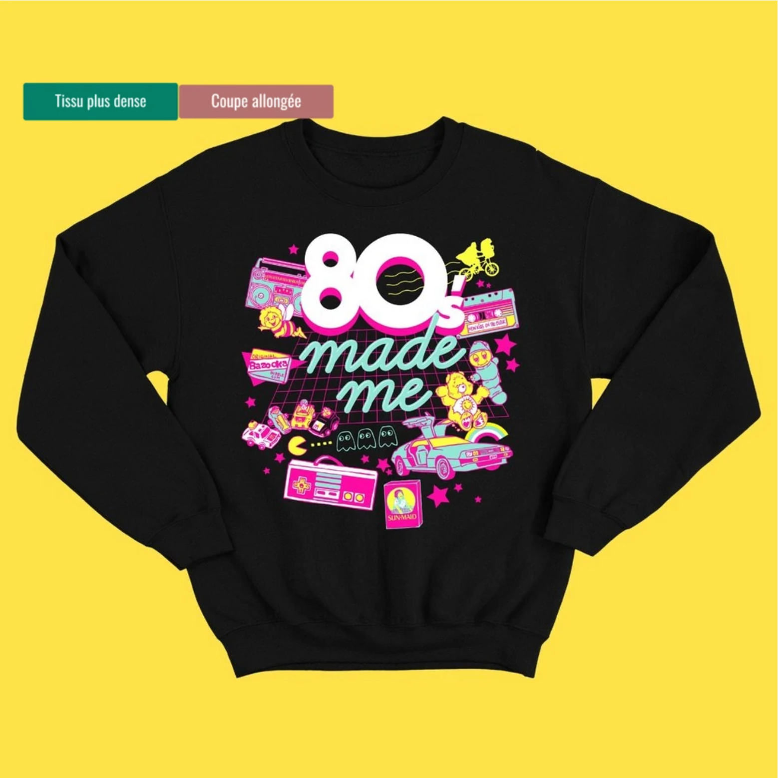 CREWNECK UNISEXE 80 S MADE La Comm re Magasin G n ral